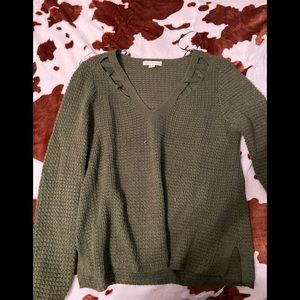 Olive green sweater